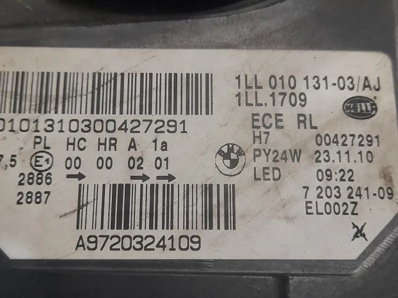 Proiettore ANT SX 1LL01013103 SX LATO GUIDA FARO Bmw Serie 5 F11 Touring 2012