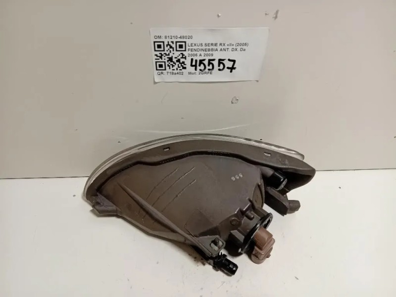 Fendinebbia ANT DX 81210-48020 Lexus Serie RX II 2005
