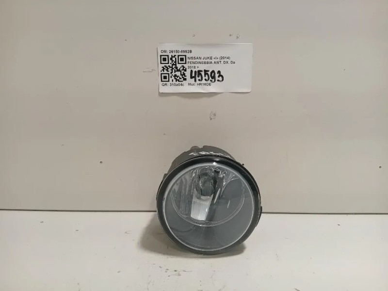 Fendinebbia ANT DX 26150-8992B Nissan JUKE I 2014