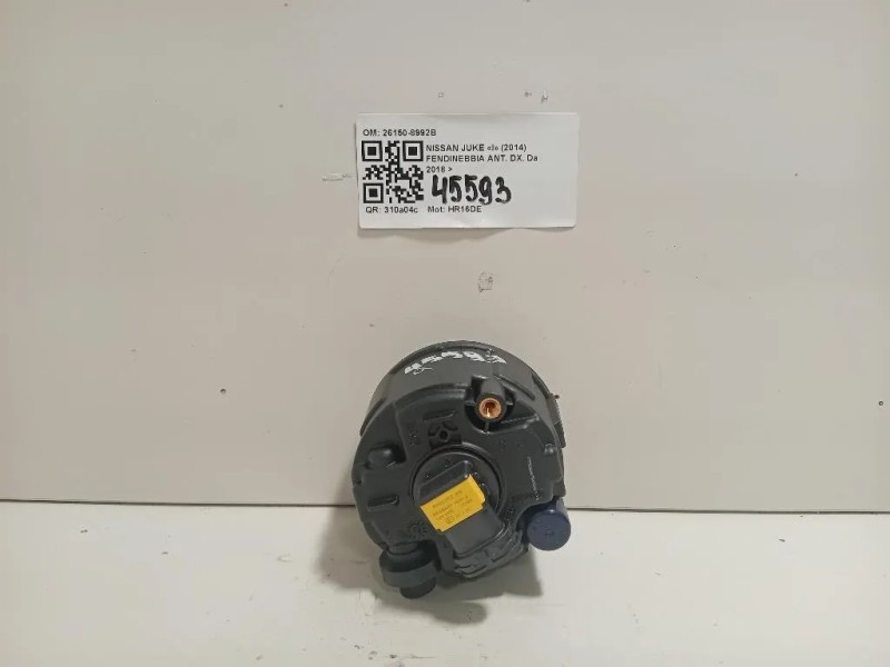 Fendinebbia ANT DX 26150-8992B Nissan JUKE I 2014
