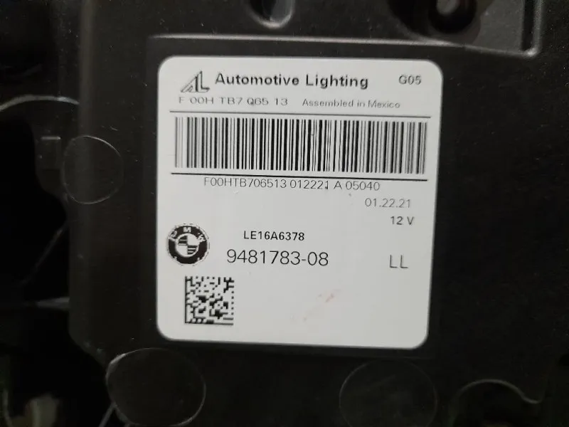 Proiettore ANT SX 9481783 Bmw X5 G05 2018