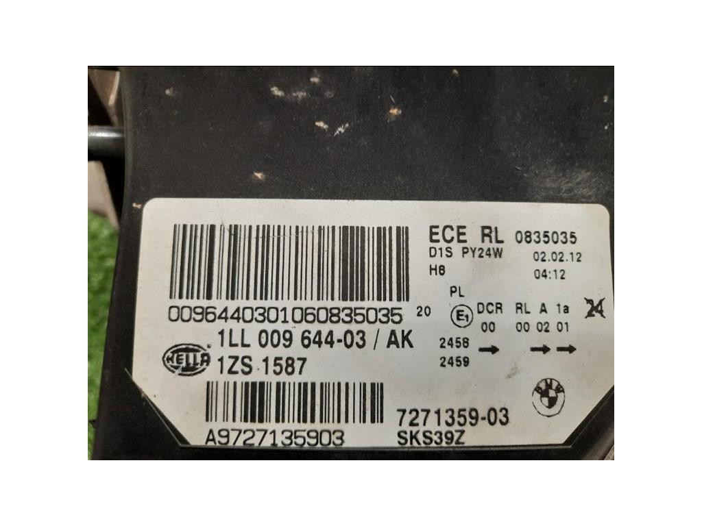 Proiettore ANT SX 7271359 Bmw X6 E71 2008