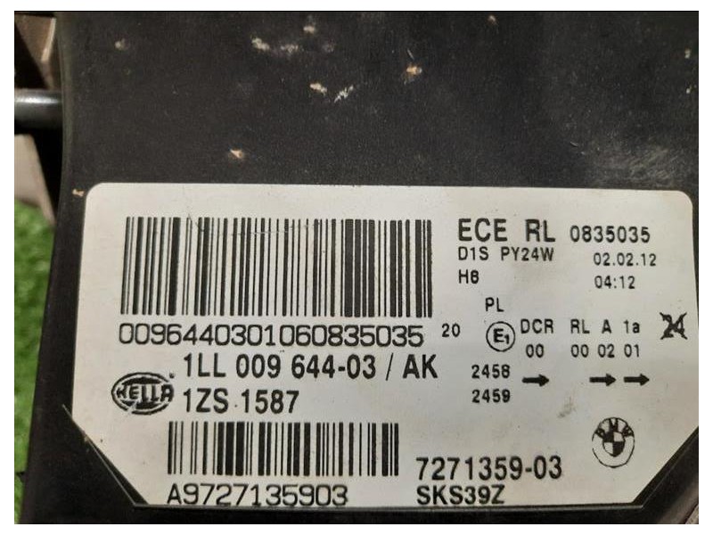 Proiettore ANT SX 7271359 Bmw X6 E71 2008