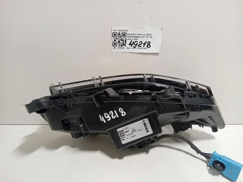 Fendinebbia ANT DX L90205798 Peugeot 3008 II 2020