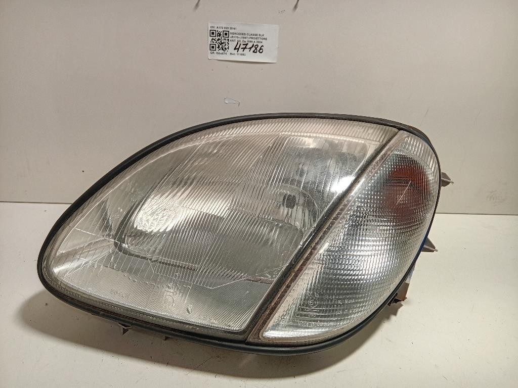 Proiettore ANT SX A170 820 25 61 Mercedes Classe SLK R170 1997