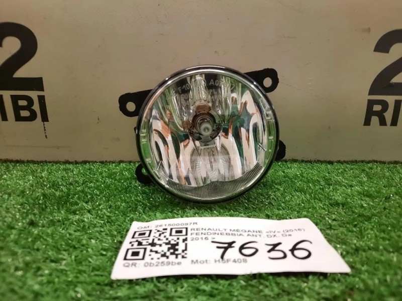 Fendinebbia ANT DX 261500097R Renault Mégane IV 2016