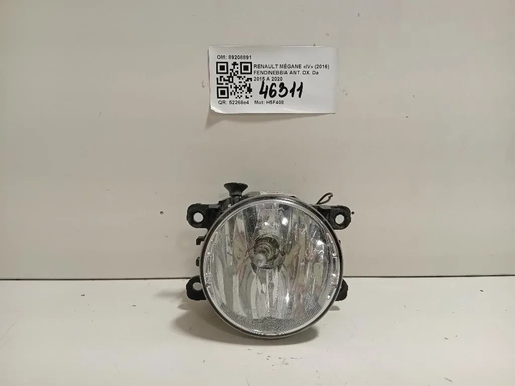 Fendinebbia ANT DX 89208891 Renault Mégane IV 2016
