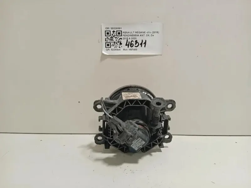 Fendinebbia ANT DX 89208891 Renault Mégane IV 2016