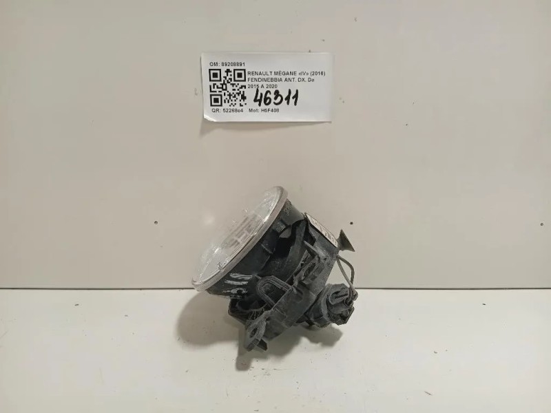 Fendinebbia ANT DX 89208891 Renault Mégane IV 2016