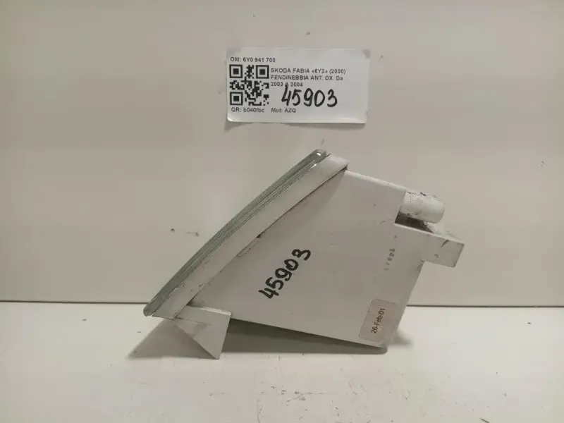 Fendinebbia ANT DX 6Y0 941 700 Skoda Fabia 6Y3 2000