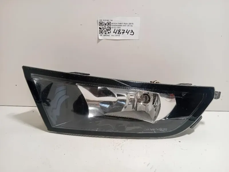Fendinebbia ANT DX 6V0 941 700 Skoda Fabia NJ3 2018