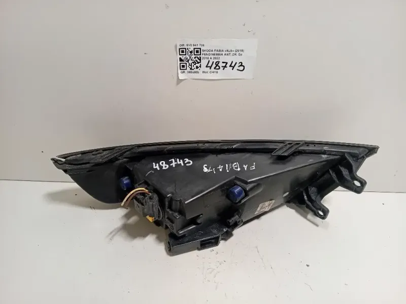 Fendinebbia ANT DX 6V0 941 700 Skoda Fabia NJ3 2018