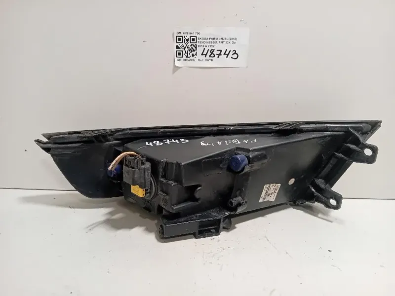 Fendinebbia ANT DX 6V0 941 700 Skoda Fabia NJ3 2018