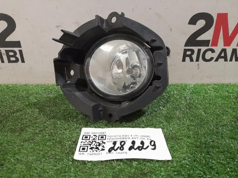 Fendinebbia ANT DX 89210657 Toyota RAV 4 III 2006