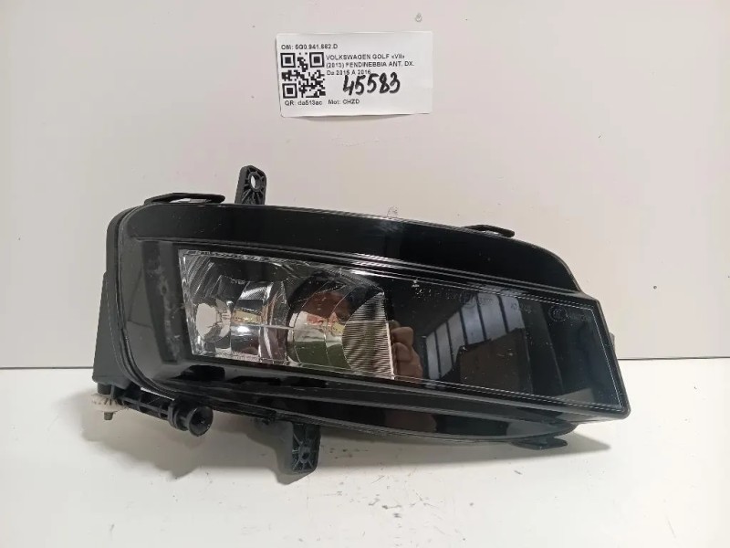Fendinebbia ANT DX 5G0941662D 5G0941662D Volkswagen GOLF VII 2013