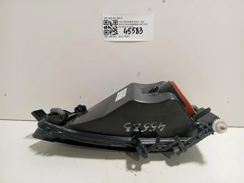 Fendinebbia ANT DX 5G0941662D 5G0941662D Volkswagen GOLF VII 2013
