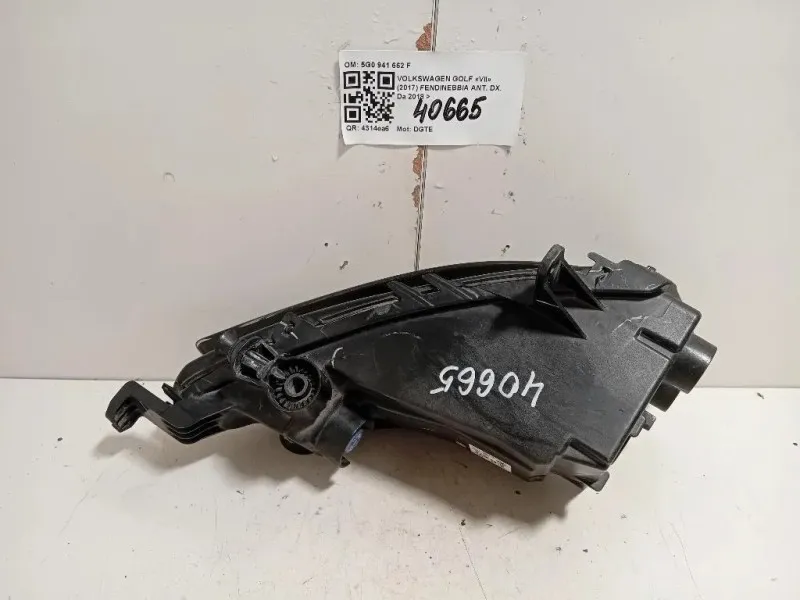 Fendinebbia ANT DX 5G0941662 5G0 941 662 F Volkswagen GOLF VII 2017