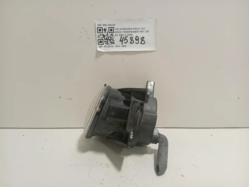 Fendinebbia ANT DX 964 046-00 Volkswagen POLO IV 2002