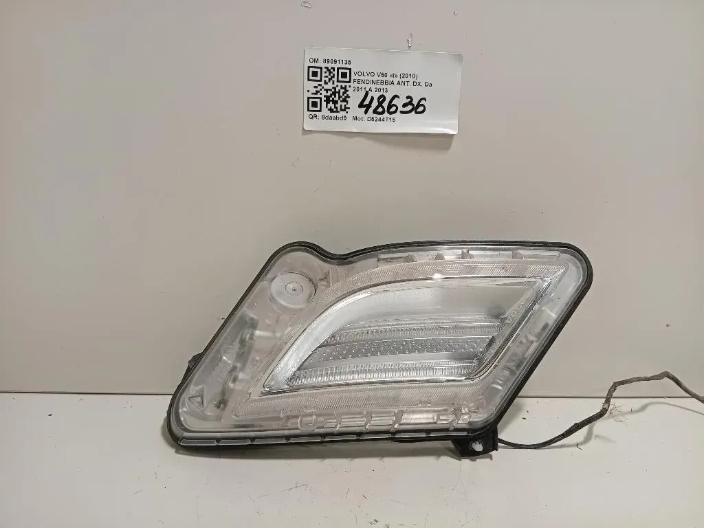 Fendinebbia ANT DX 89091135 Volvo V60 I 2010