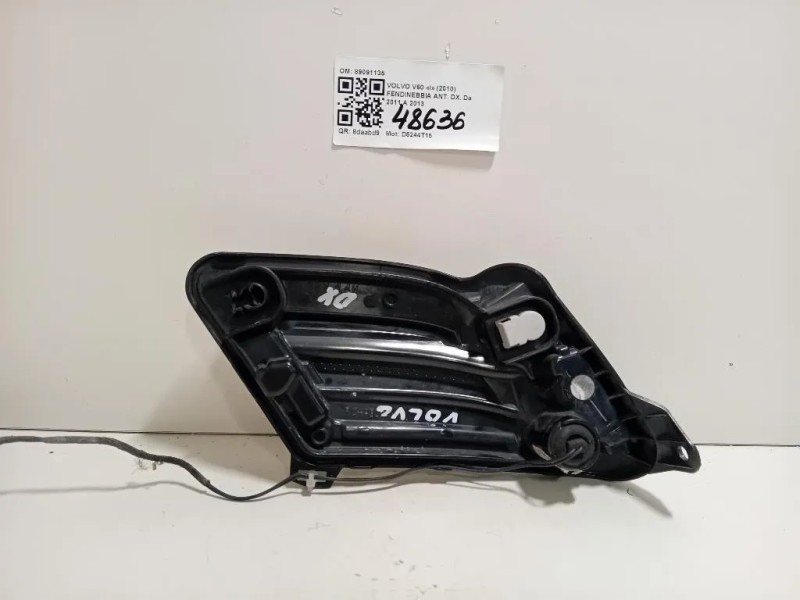 Fendinebbia ANT DX 89091135 Volvo V60 I 2010