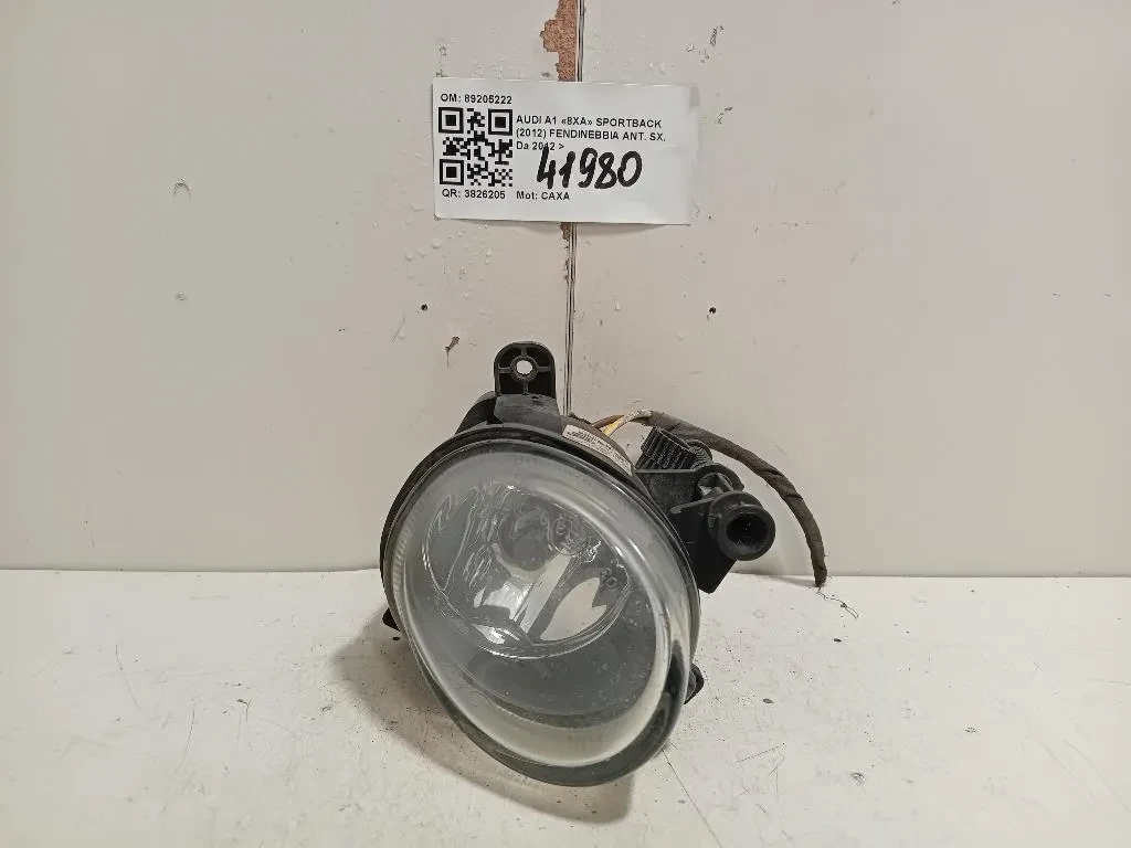Fendinebbia ANT SX 89205222 Audi A1 8XA Sportback 2012