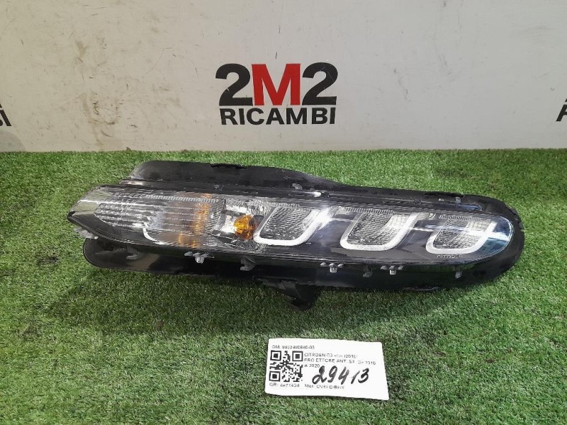 Proiettore ANT SX 9833480680-03 Citroen C3 III 2016