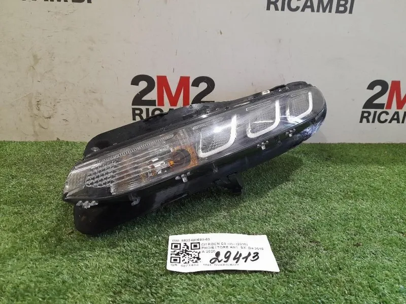 Proiettore ANT SX 9833480680-03 Citroen C3 III 2016