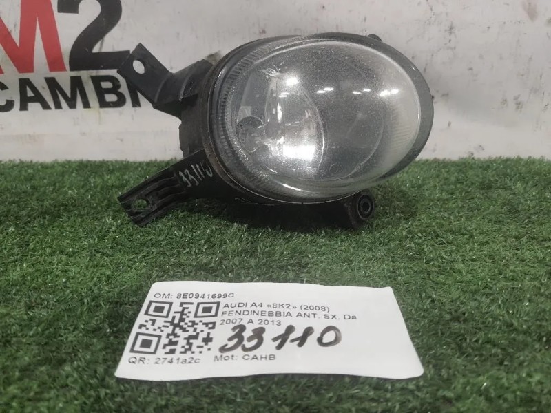 Fendinebbia ANT SX 8E0941699C Audi A4 8K2 2008
