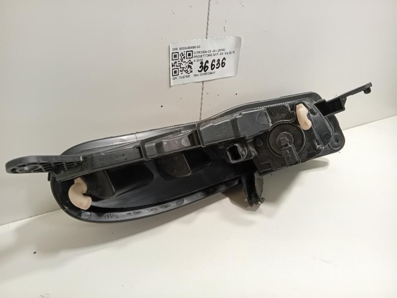 Proiettore ANT SX 9833480680-03 Citroen C3 III 2016