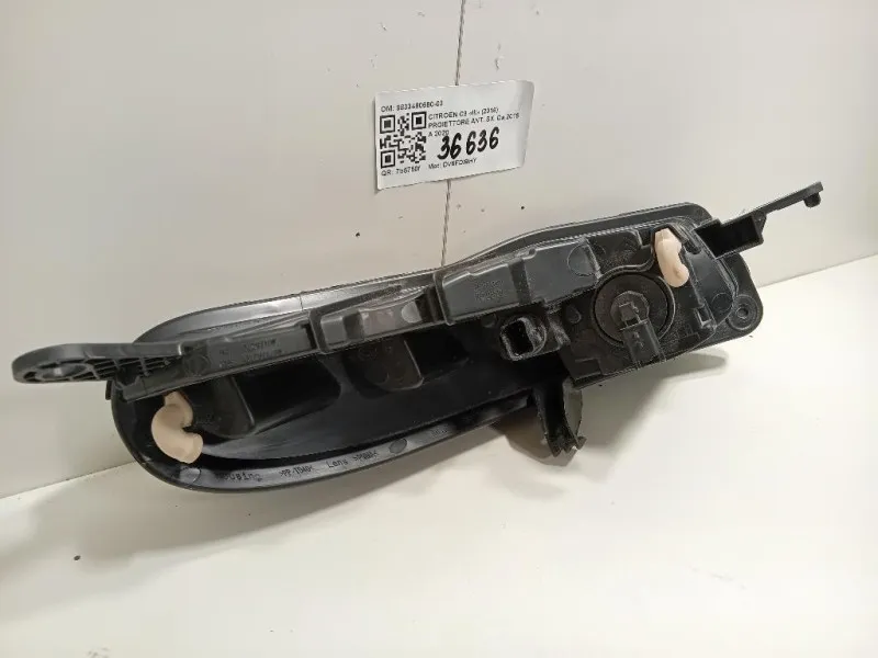 Proiettore ANT SX 9833480680-03 Citroen C3 III 2016