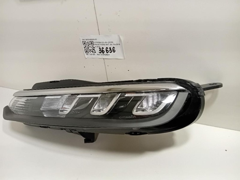 Proiettore ANT SX 9833480680-03 Citroen C3 III 2016