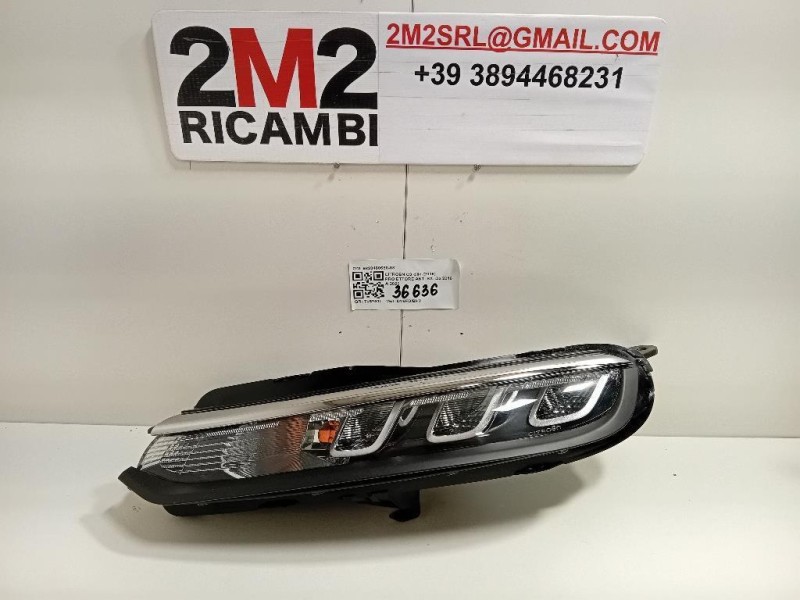 Proiettore ANT SX 9833480680-03 Citroen C3 III 2016