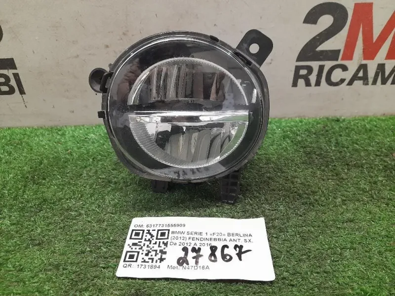 Fendinebbia ANT SX 6317731555909 Bmw Serie 1 F20 Berlina 2012