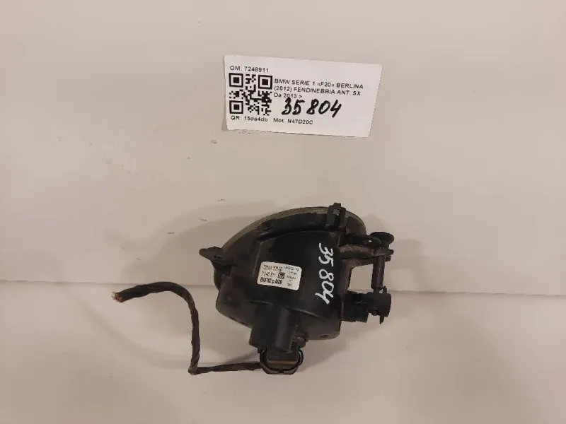 Fendinebbia ANT SX 7248911 Bmw Serie 1 F20 Berlina 2012
