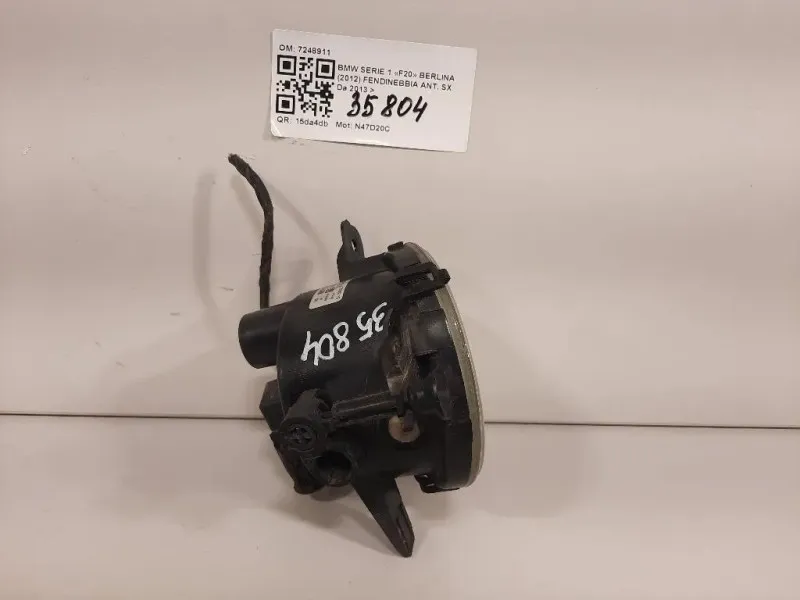 Fendinebbia ANT SX 7248911 Bmw Serie 1 F20 Berlina 2012