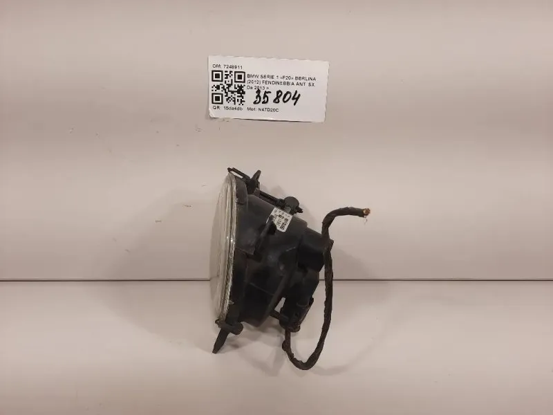 Fendinebbia ANT SX 7248911 Bmw Serie 1 F20 Berlina 2012