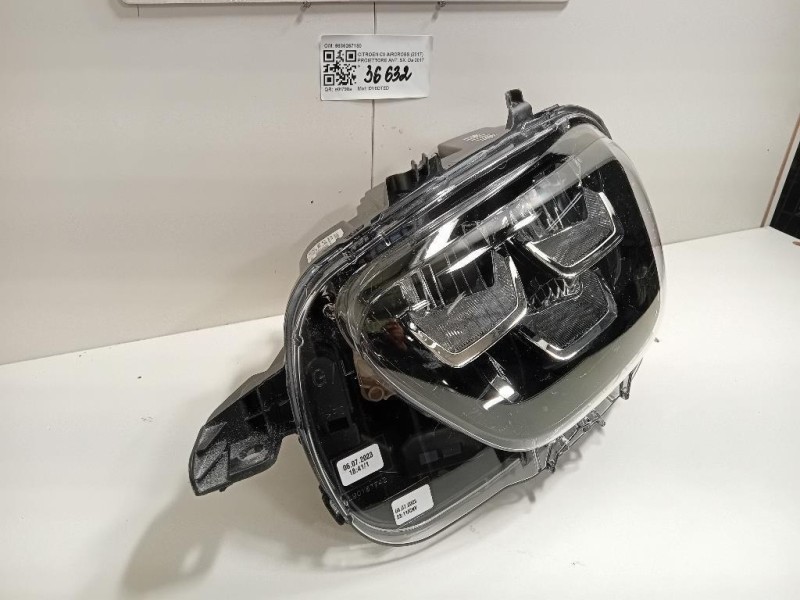 Proiettore ANT SX 9836267180 Citroen C3 Aircross 2017