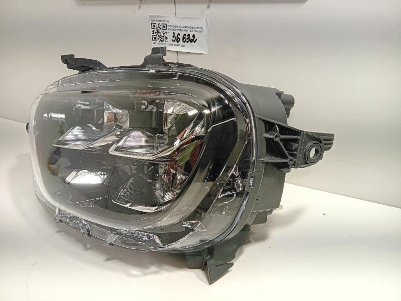 Proiettore ANT SX 9836267180 Citroen C3 Aircross 2017