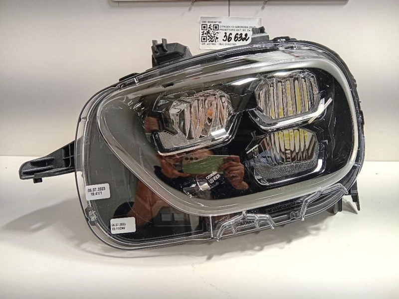 Proiettore ANT SX 9836267180 Citroen C3 Aircross 2017