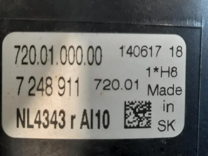 Fendinebbia ANT SX 7248911 Bmw Serie 3 F30 Berlina 2012