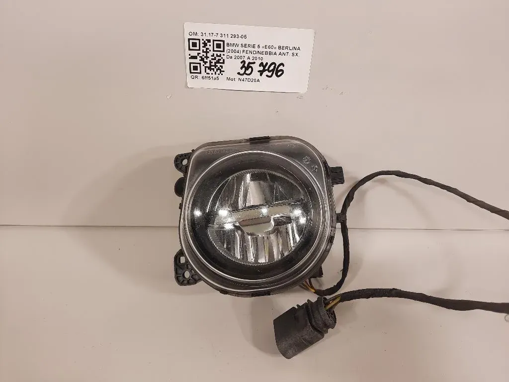 Fendinebbia ANT SX 3117-7 311 293-05 Bmw Serie 5 E60 Berlina 2004