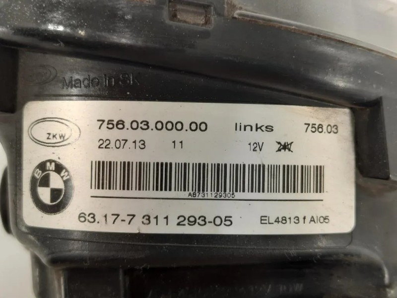 Fendinebbia ANT SX 3117-7 311 293-05 Bmw Serie 5 E60 Berlina 2004