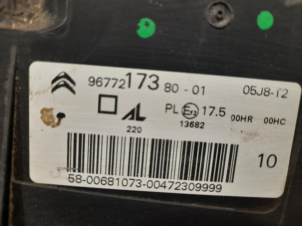 Proiettore ANT SX 9677217380 Citroen C4 Grand Picasso II 2013