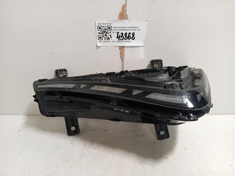 Fendinebbia ANT SX 90132746 Citroen DS3 Crossback 2018