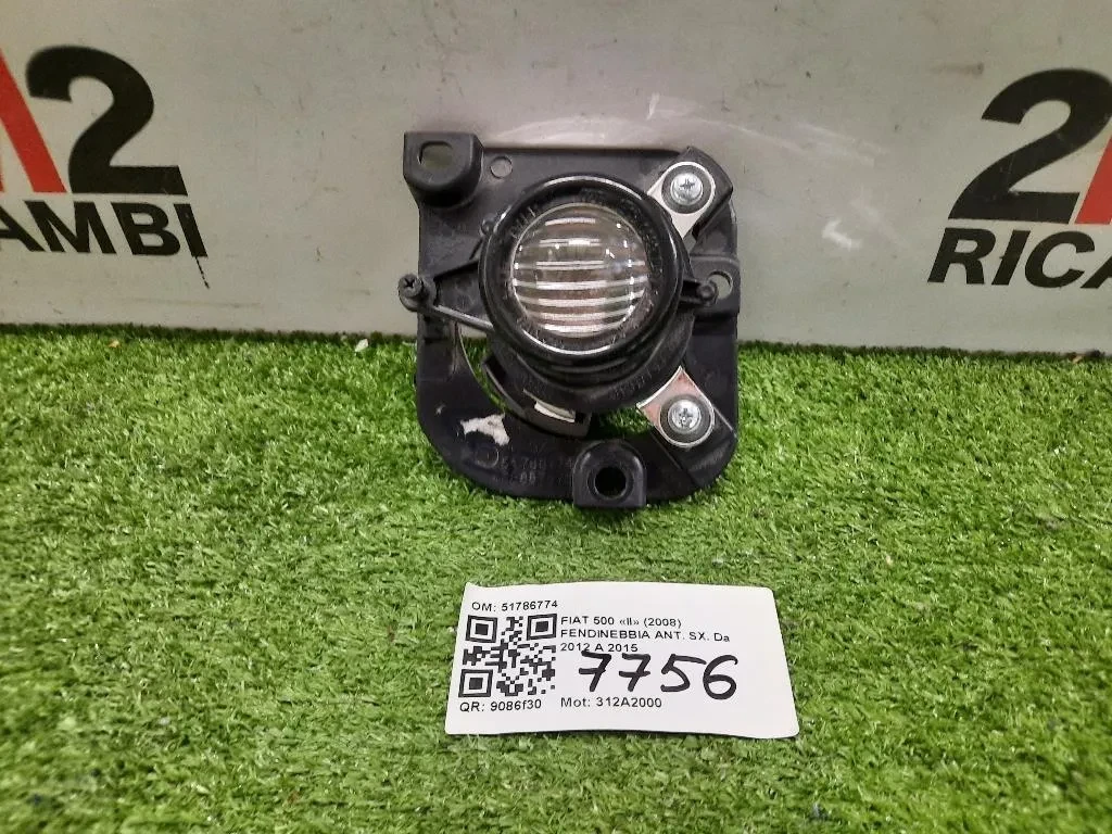 Fendinebbia ANT SX 51786774 Fiat 500 II 2008