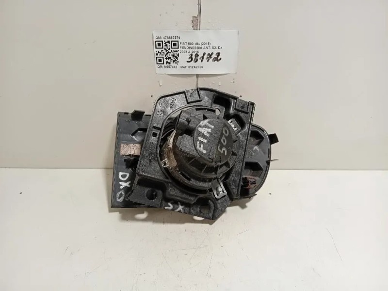 Fendinebbia ANT SX 478667576 Fiat 500 II 2015