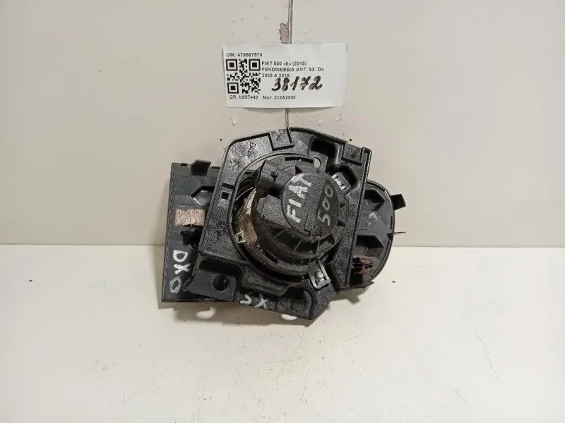 Fendinebbia ANT SX 478667576 Fiat 500 II 2015