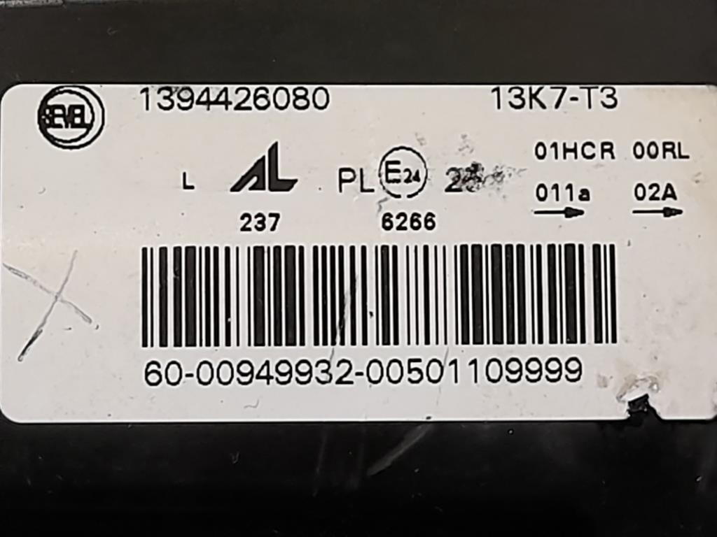 Proiettore ANT SX 1394426080 Citroen Jumper III 2014