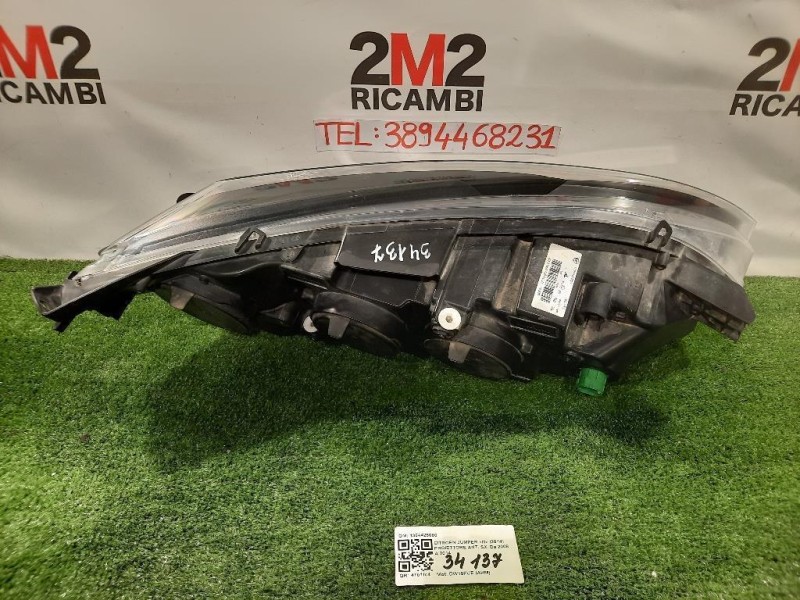 Proiettore ANT SX 1394426080 Citroen Jumper III 2014