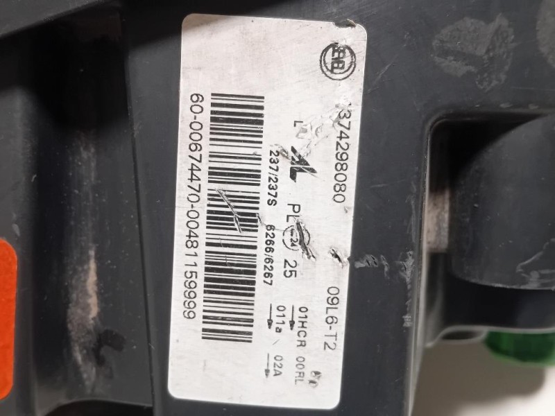 Proiettore ANT SX 1374298080 Citroen Jumper III 2014